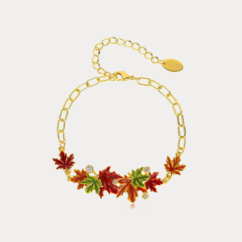 Maple Leaf Charm Bracelet