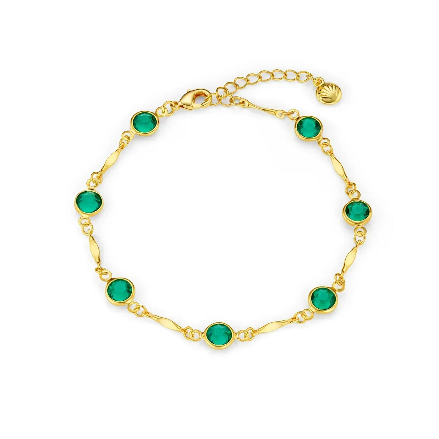 Emeralda™ Gold Chain Link Bracelet
