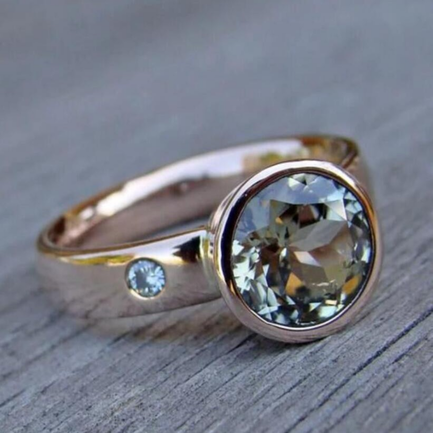 Classic Zirconia Forged Ring