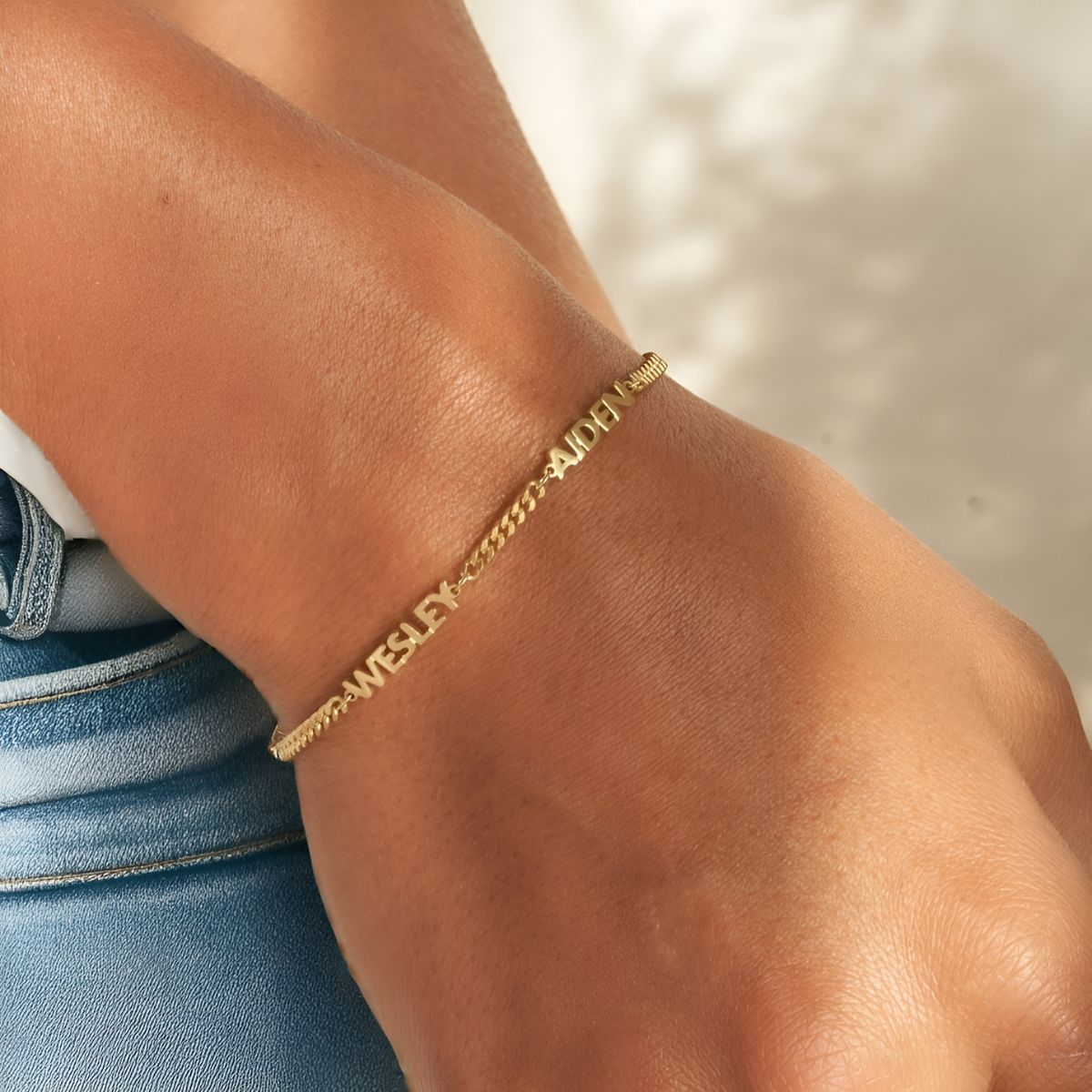 Prénia™ | Personalized Bracelet Engraved with Your Loved Ones' Names