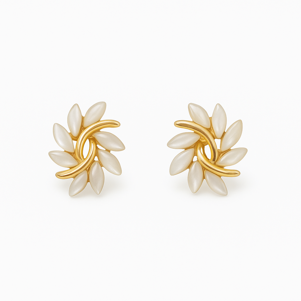 Lila™ | Elegant Women's White Opal Earrings