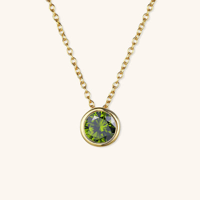 Amelia 18k Gold Birthstone Necklace