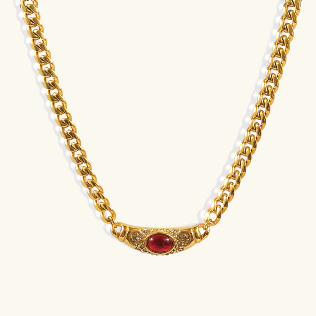 Isabella Vintage Necklace | Crafted in 18k Gold