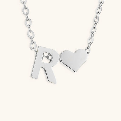 18k Gold Initial Necklace - Ria