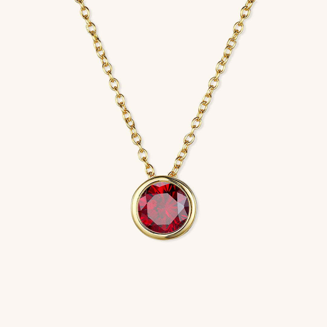 Amelia 18k Gold Birthstone Necklace