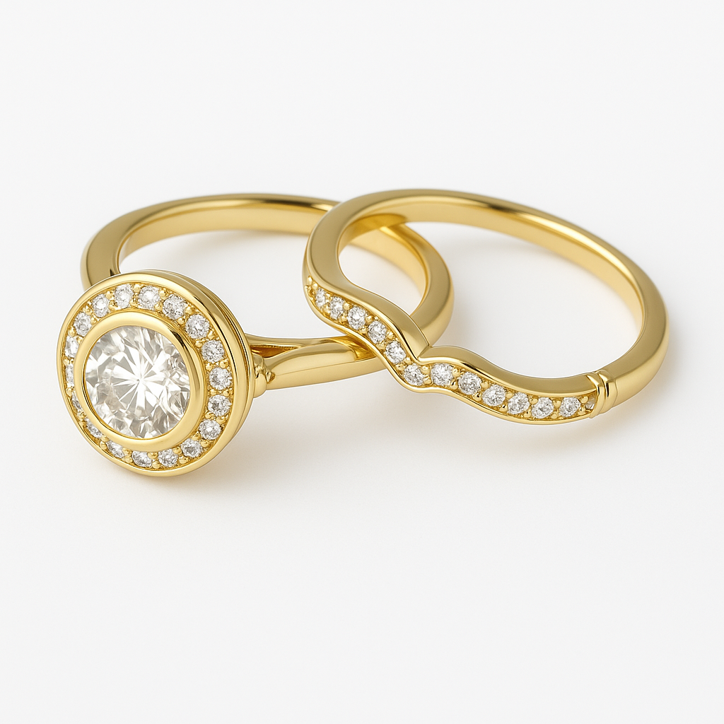 Bjorn™ | Classic Gold & Zirconia Ring Collection