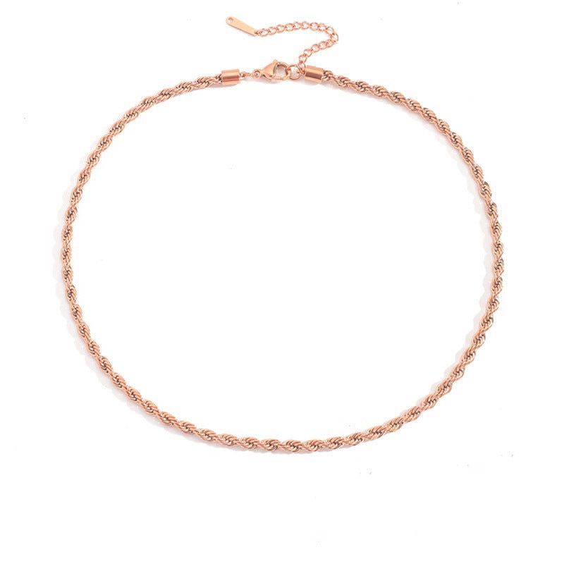 Twisted Style Olivia Necklace | 18K Gold