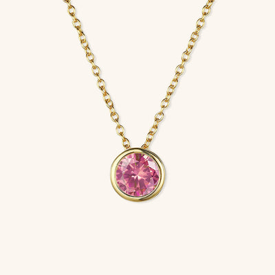 Amelia 18k Gold Birthstone Necklace