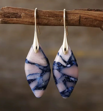 Sophia | Dangle Earrings with Freshwater Pearl and Shell Accents