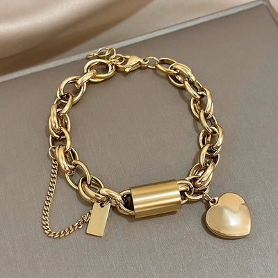 Heartened™ | Bold Gold Chunky Bracelet