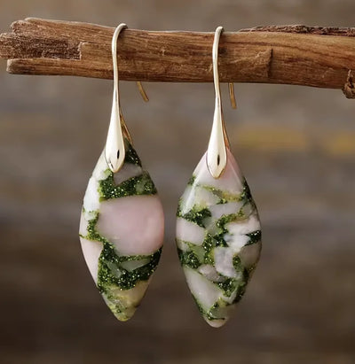 Sophia | Dangle Earrings with Freshwater Pearl and Shell Accents