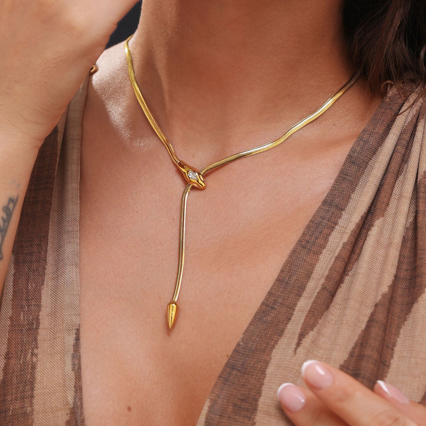 Timeless Serpentine Chain Necklace