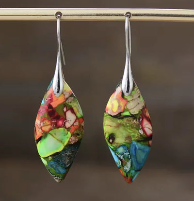 Sophia | Dangle Earrings with Freshwater Pearl and Shell Accents