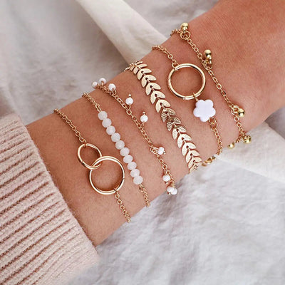 Gold Boho Bracelet Set