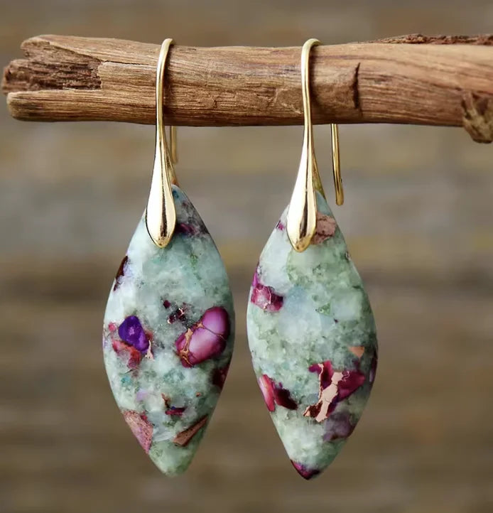 Sophia | Dangle Earrings with Freshwater Pearl and Shell Accents