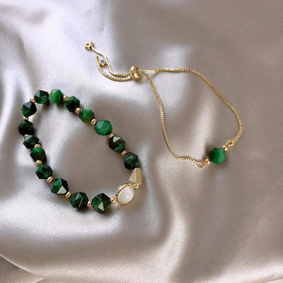 Chic Green Bracelet Collection