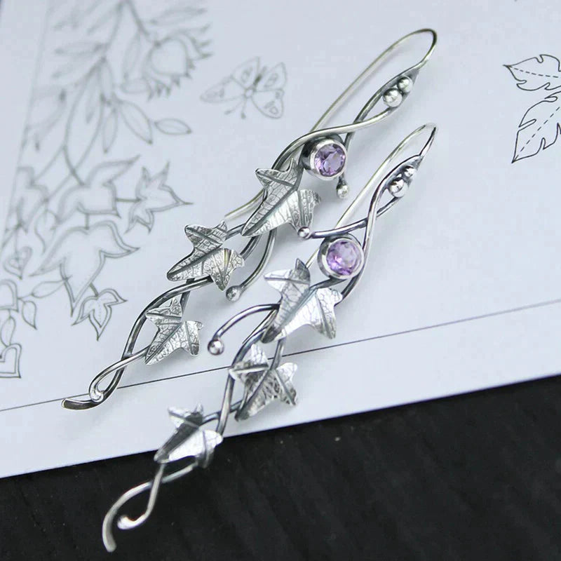 Naomi | Retro-Inspired Elf Leaf Earrings