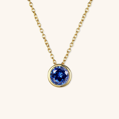 Amelia 18k Gold Birthstone Necklace