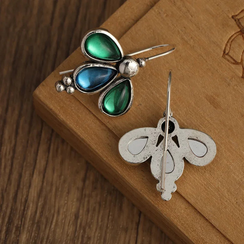 Aitana | Aqua & Teal Waterdrop Earrings