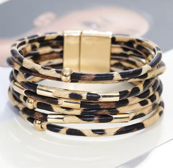 Multilayer Wide Bohemian Wrap Bracelet