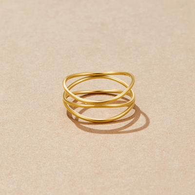 Tessa | Gold Infinity Loop Ring