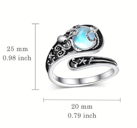 Moonstone Ring by Maude