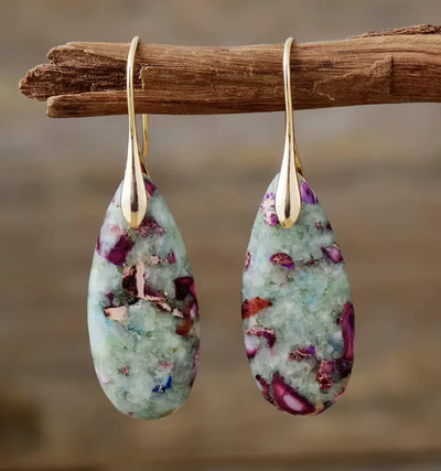 Sophia | Dangle Earrings with Freshwater Pearl and Shell Accents