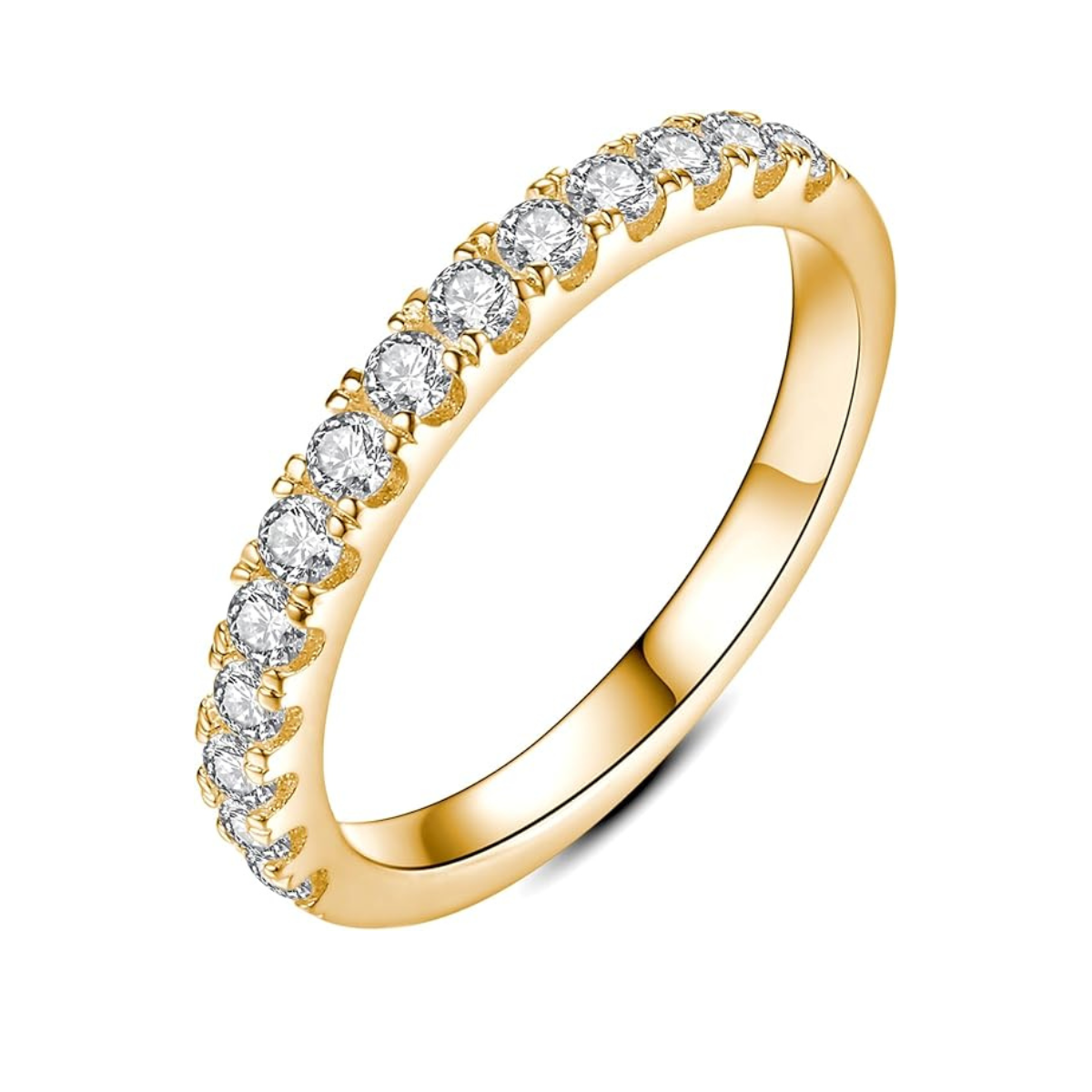 Eterna™ | Gold Moissanite Engagement Ring