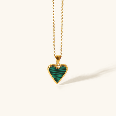 18k Gold Blythe Heart Necklace