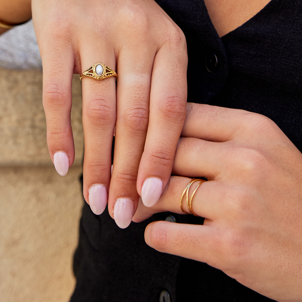 Tessa | Gold Infinity Loop Ring