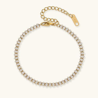 Wisteria Diamond Tennis Bracelet in 18k Gold
