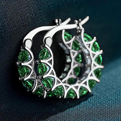 Gold Hoop Earrings by Elena Marlowe