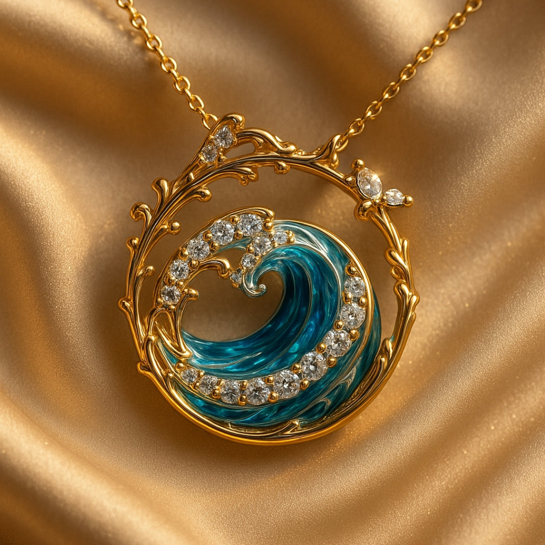 Chic Ocean Oath Necklace – Celebrate Your Passion for the Sea
