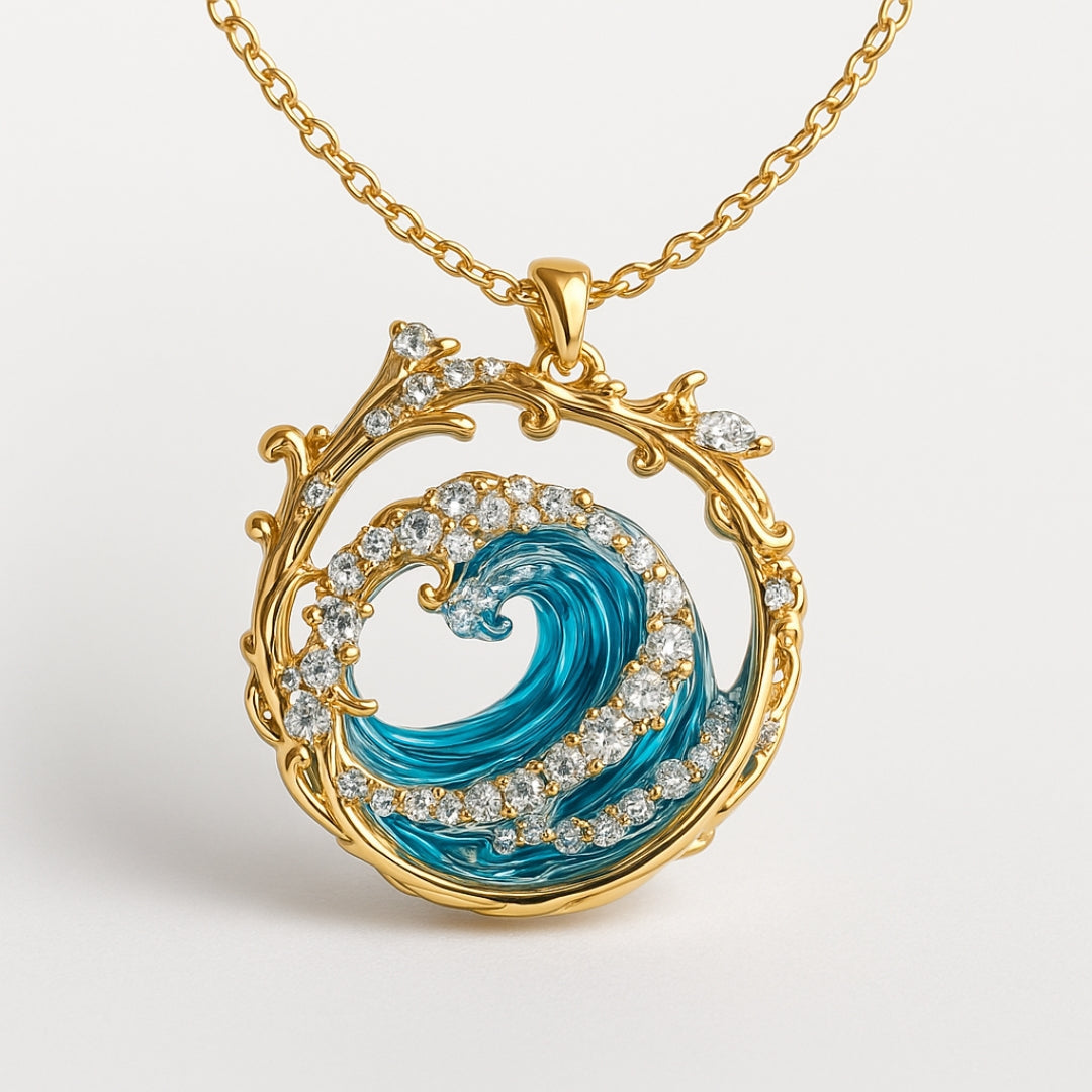 Chic Ocean Oath Necklace – Celebrate Your Passion for the Sea