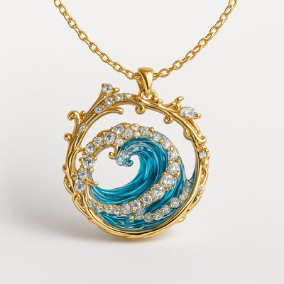 Chic Ocean Oath Necklace – Celebrate Your Passion for the Sea