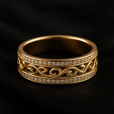 Luxurious Hohloha Hellera Gold Ring – An Elegant Accessory for Every Occasion