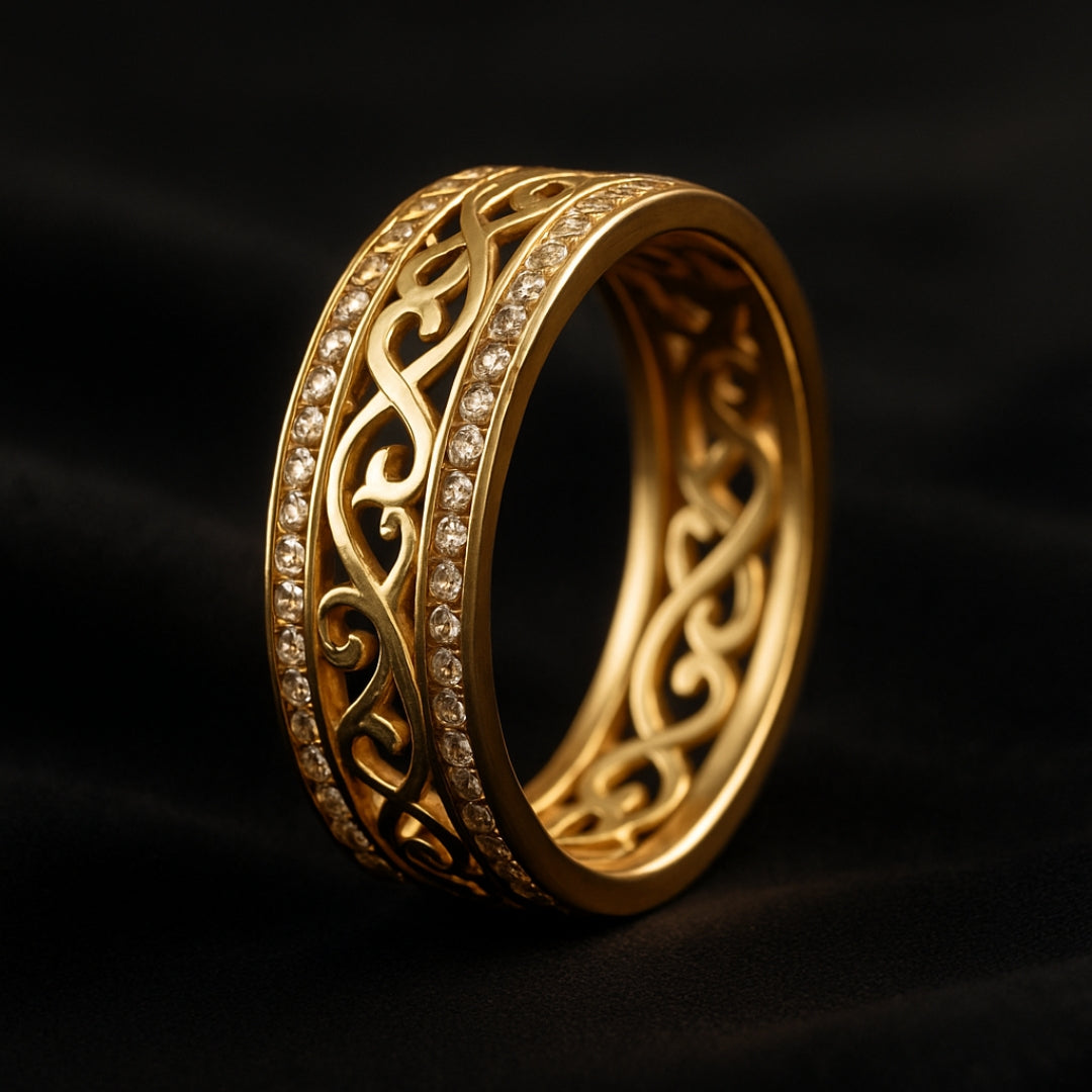 Luxurious Hohloha Hellera Gold Ring – An Elegant Accessory for Every Occasion