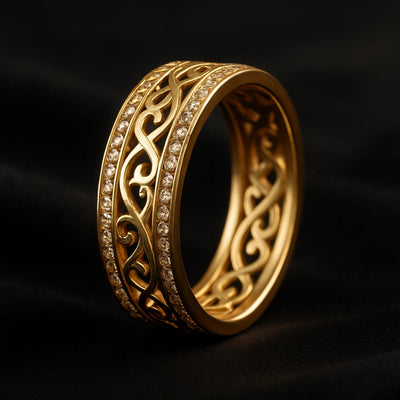 Luxurious Hohloha Hellera Gold Ring – An Elegant Accessory for Every Occasion