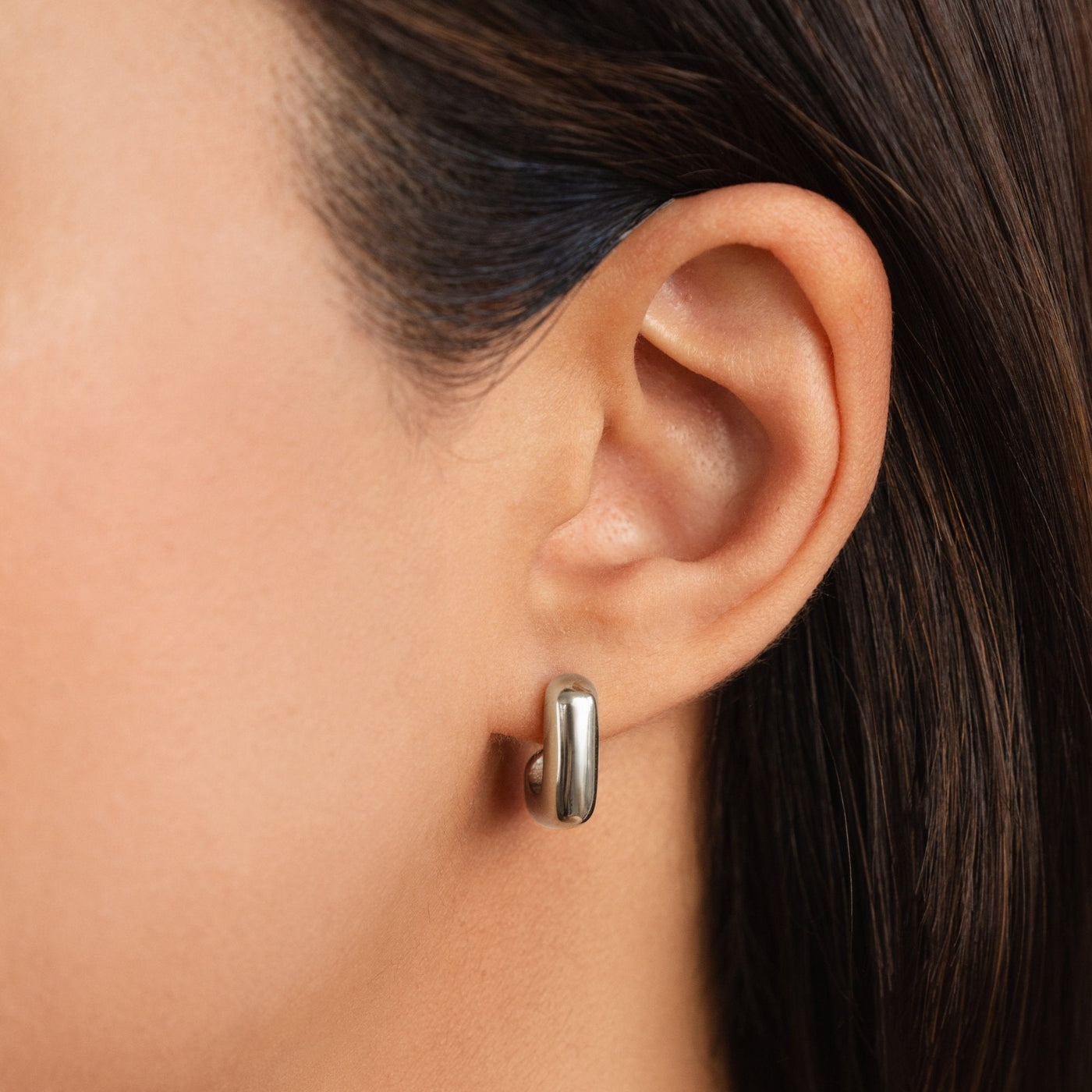 Alice Carré Sterling Silver Hoop Earrings