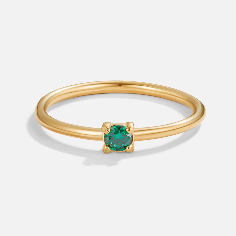 16k Gold Birthstone Rings