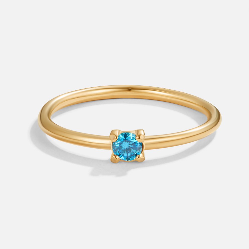 16k Gold Birthstone Rings