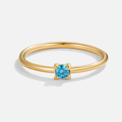 16k Gold Birthstone Rings