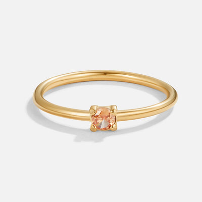 14k Gold Birthstone Ring