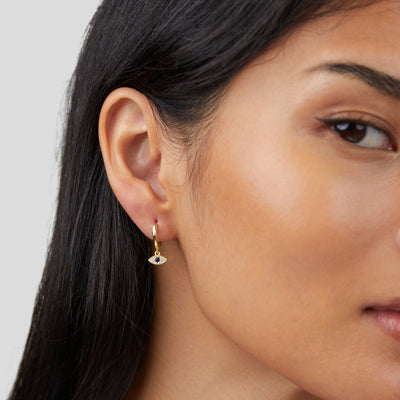 Sylvia | Sie Drop Earrings with Eye Design