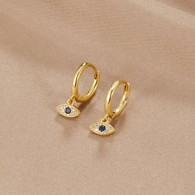 Sylvia | Sie Drop Earrings with Eye Design