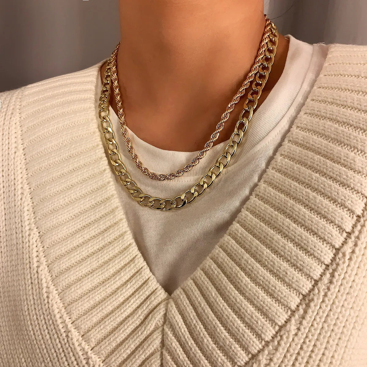 Bianca Rope Necklace in 18k Gold