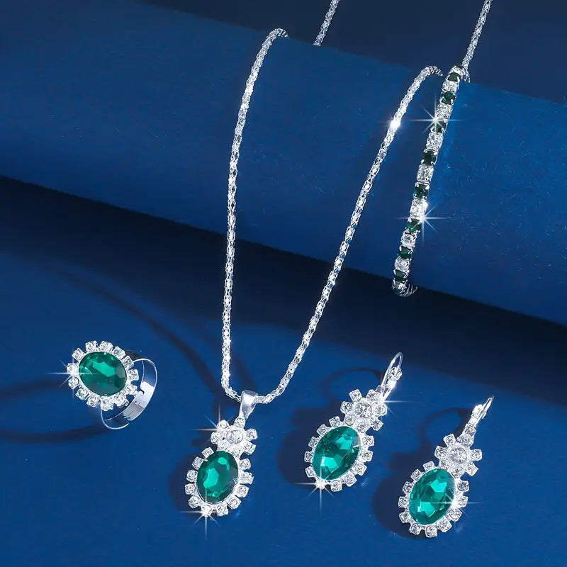 Seloria Grevalyn White Gold Jewelry Set