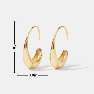 18k Gold Hanging Earrings