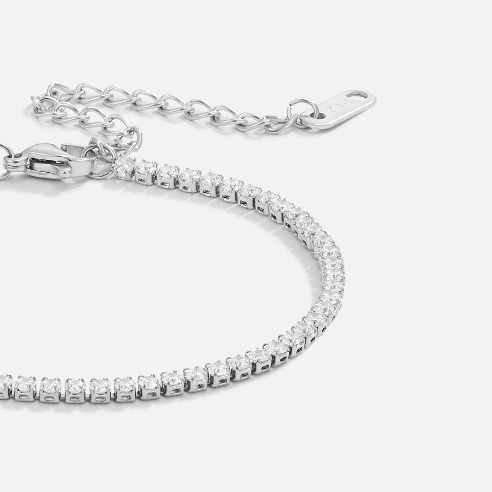 Cordelia Silber Tennis Bracelet