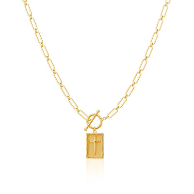 Logan | Distinctive Elegant Cross Pendant Necklace